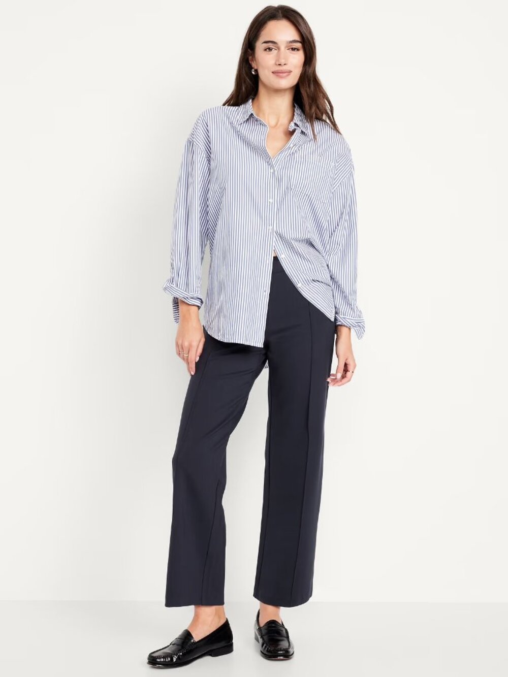 Extra High-Waisted Stevie Straight Pants - Medium